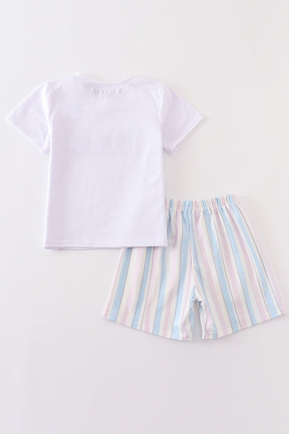 Crab french knot boy set