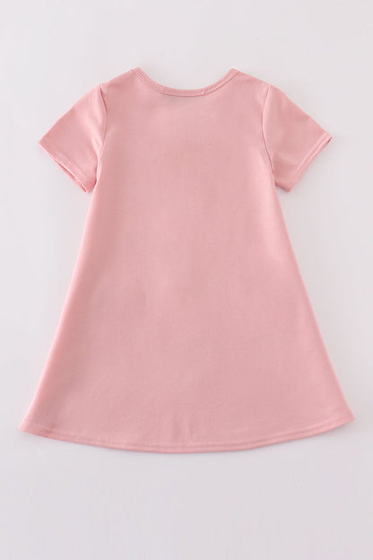 Teal slipper sequin mom&me dress