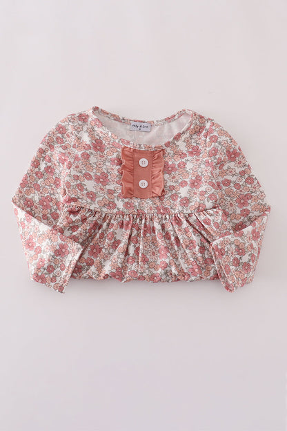 Floral print mom&me dress