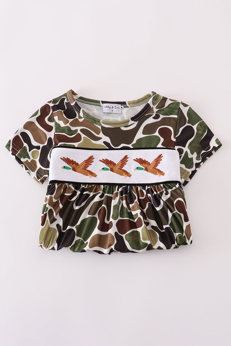 Camouflage duck embroidery set