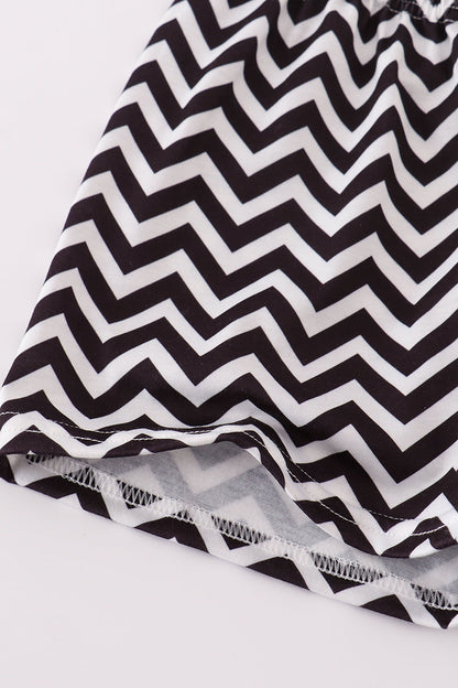 Gray tool box applique shorts set