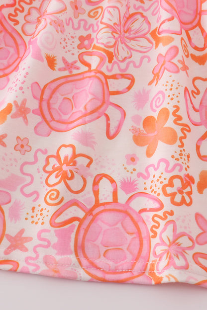Pink Floral Dress
