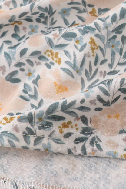 Fall floral print ruffle mom&me dress