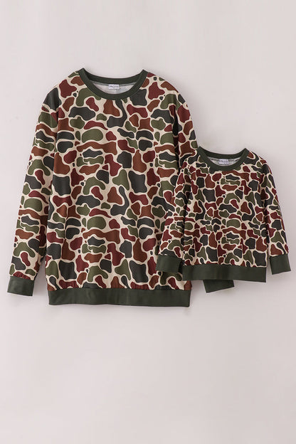 Camouflage dad&me sweatshirt