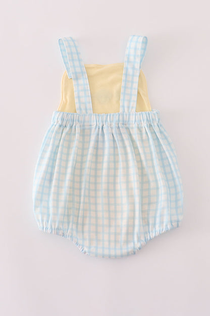 Yellow puppy embroidery bubble