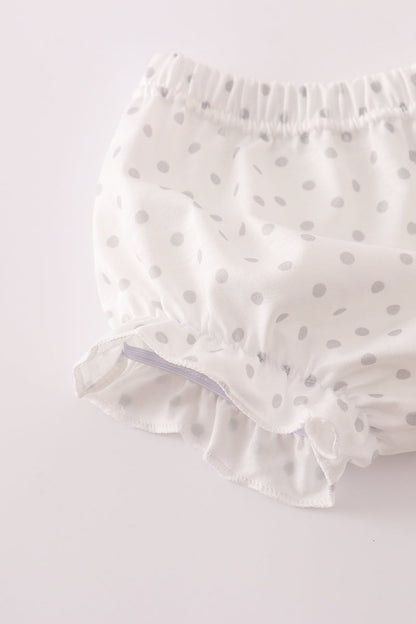 Orange Tennessee go vols embroidery bloomer set