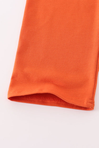 Rust isaiah embroidery pants set