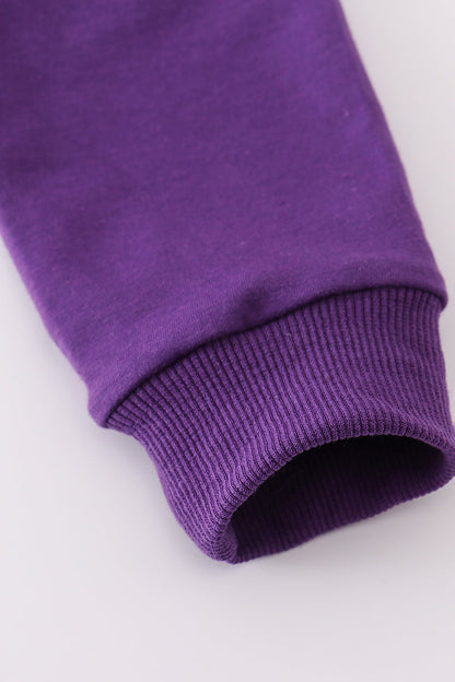 LSU glitter hoodie top