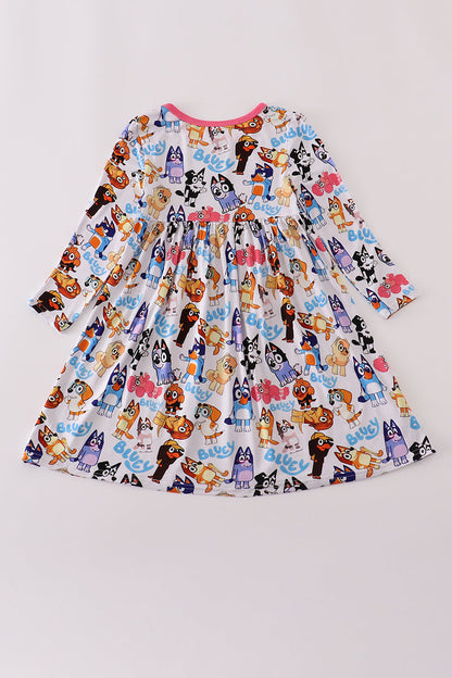 Character print bamboo dress