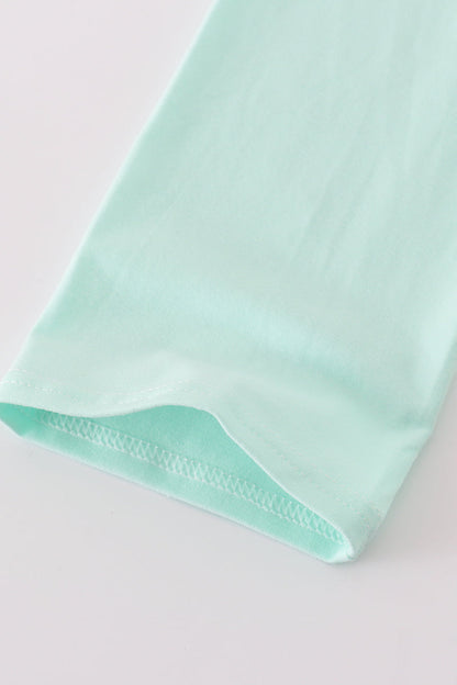 Khaki stripe pants set