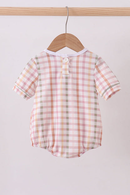 Lamb of god applique plaid bubble