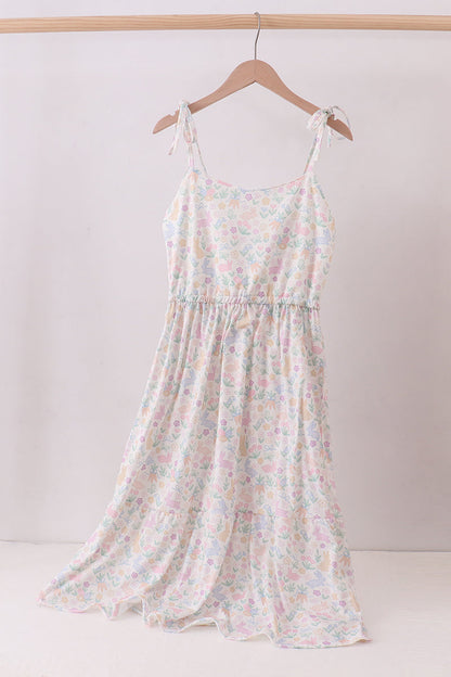 Floral print women dress