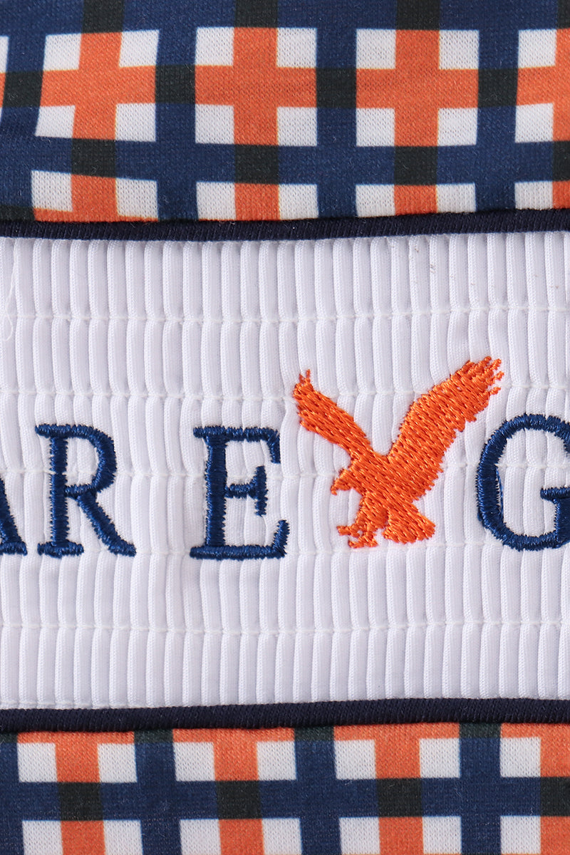 Auburn war eagle smocked jonjon