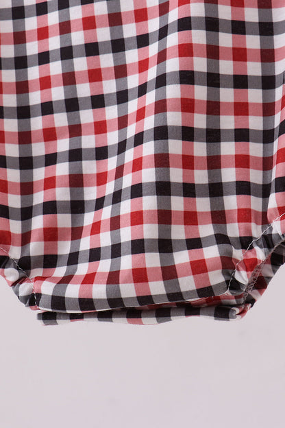 Georgia go dawgs embroidery plaid bubble