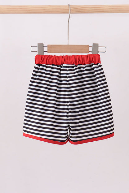 Georgia go dawgs embroidery stripe trunks