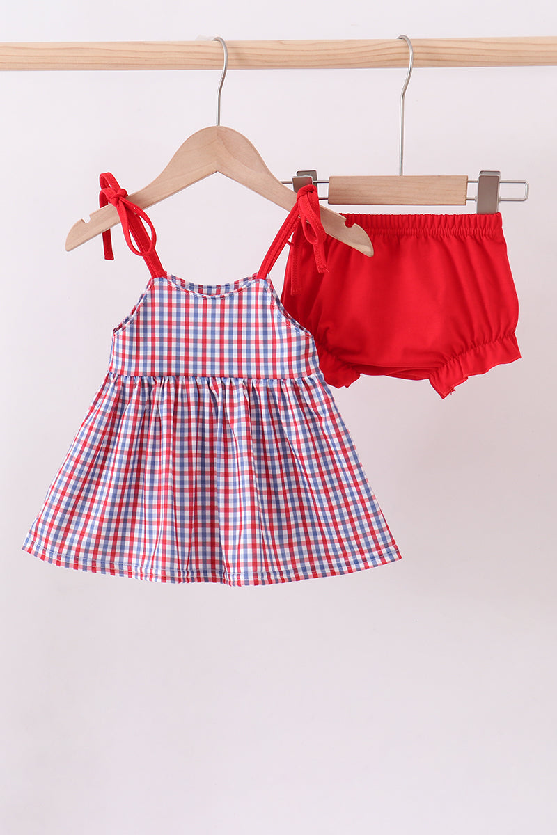 Ole Miss applique bloomer set