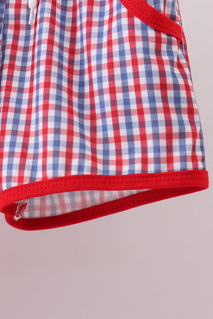 Ole Miss HOTTY TODDY smocked shorts  set