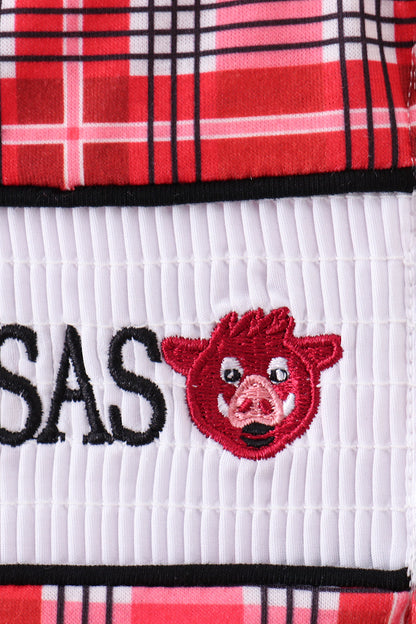 Arkansas smocked plaid jonjon