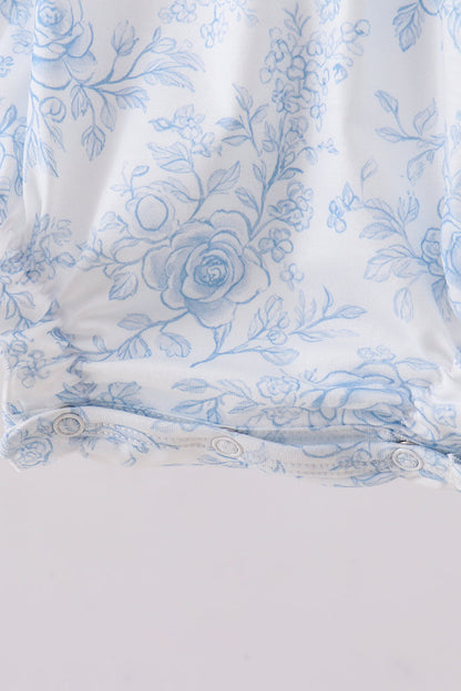 Blue Whale Embroidered Bubble