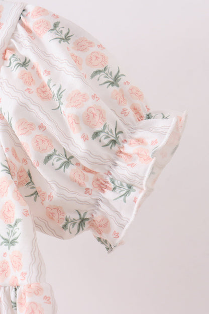 Sage floral mom&me dress