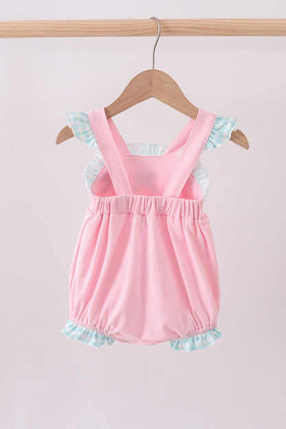 Pink Bow French Knot Bow Bubble