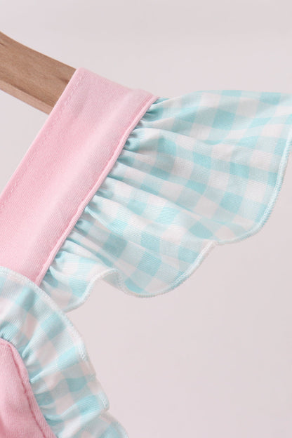 Pink Bow French Knot Bow Dress