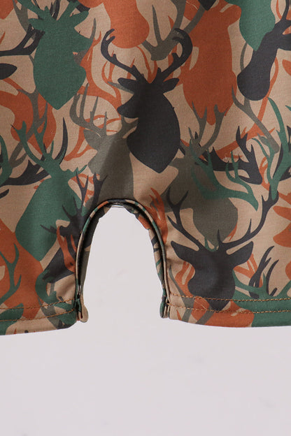 Camouflage deer antler embroidery jonjon