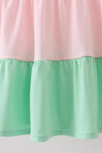 Color block tiered mom&me dress