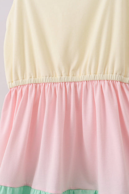 Color block tiered mom&me dress