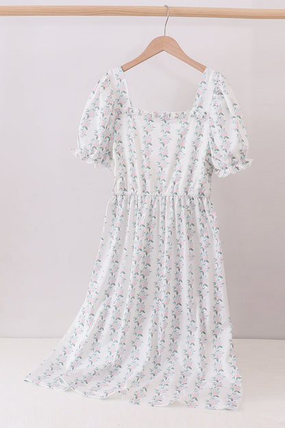 Floral print mom&me dress