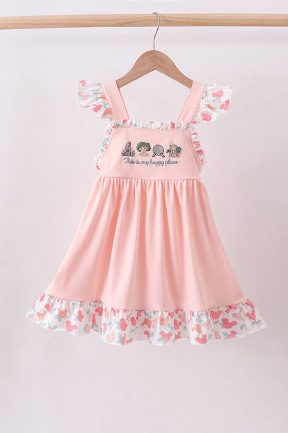 Happy Place Embroidered Dress