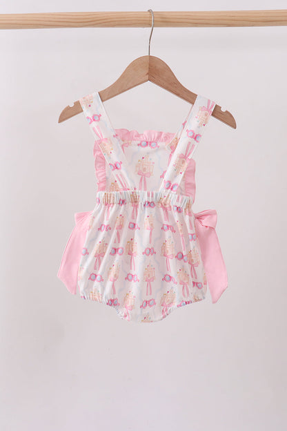 Pink bow castle ruffle bubble