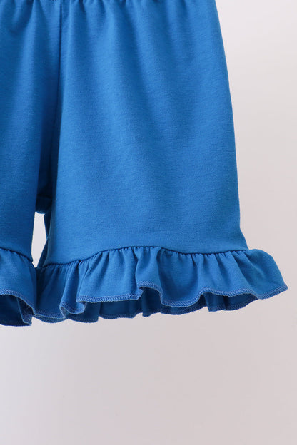 Blue Castle Smocked Ruffle Set