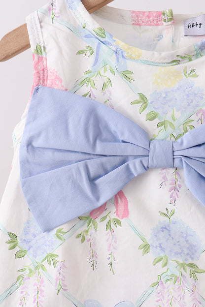Blue Hydrangea Bow Bloomer Set