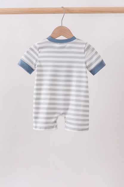 Blue Tool Applique Romper