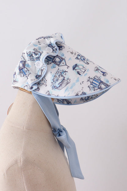 Blue Beach Bonnet