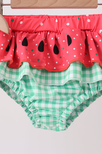 Red Watermelon UPF Swim Set
