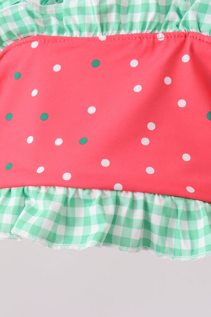 Red Watermelon UPF Swim Set