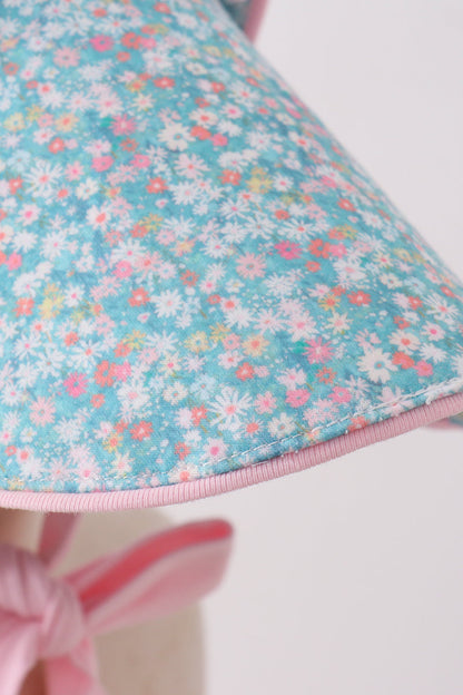Green Floral Bonnet