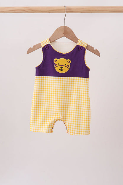 Purple LSU Tiger Applique Jon Jon
