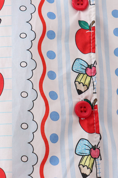 Red Apple Pencil Bloomer Set