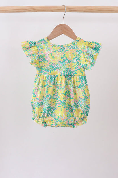 Yellow Lily Floral Bubble