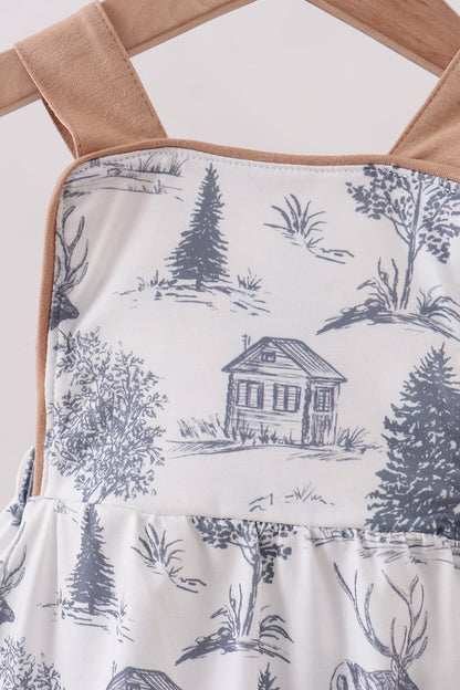 Khaki Deer Forest Bubble