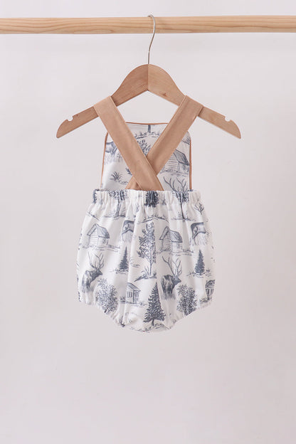 Khaki Deer Forest Bubble