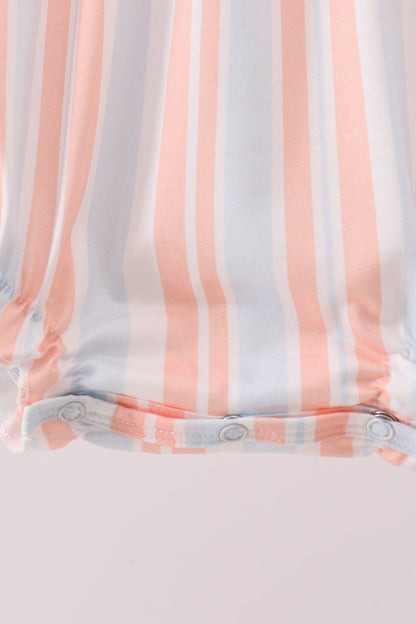 Seashell Stripe Appliqué Bubble