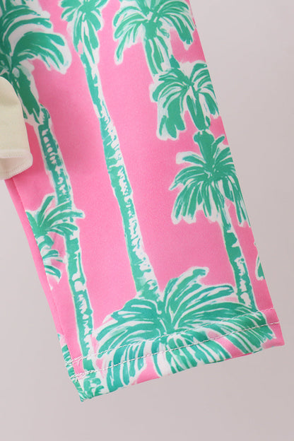 Palm Tree UPF Rashguard Set