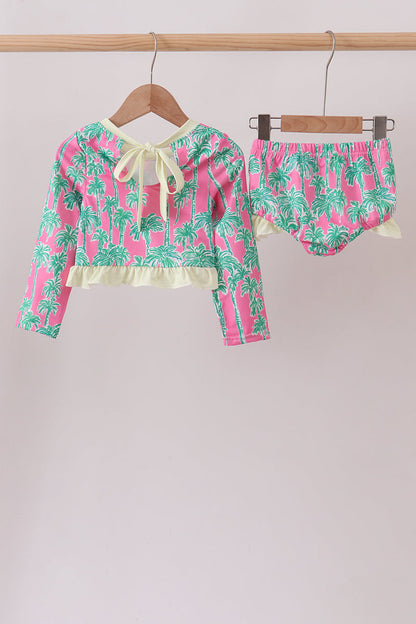Palm Tree UPF Rashguard Set