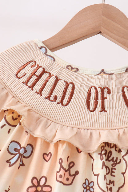 Child of God Smocked Ruffle Dress