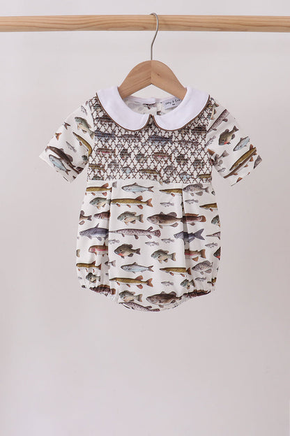 Fish Smocked Bubble