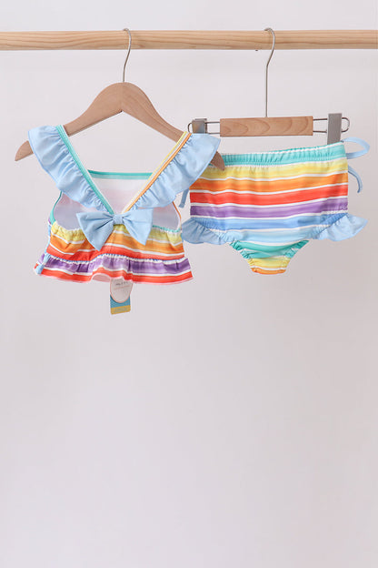 Rainbow Stripe Swimsuit